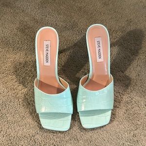 Steve Madden Light Blue Heels
